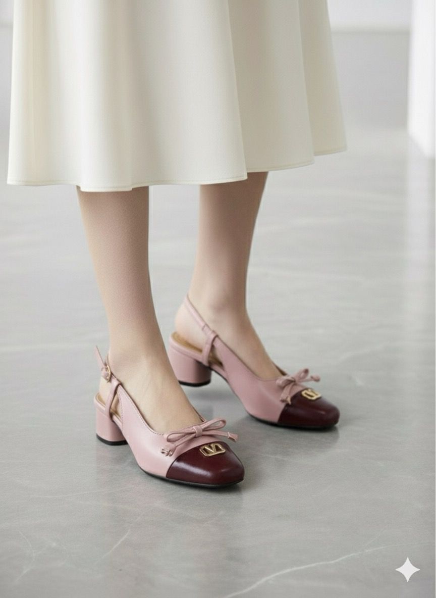 Duet Slingback Pumps PINK B-H-022