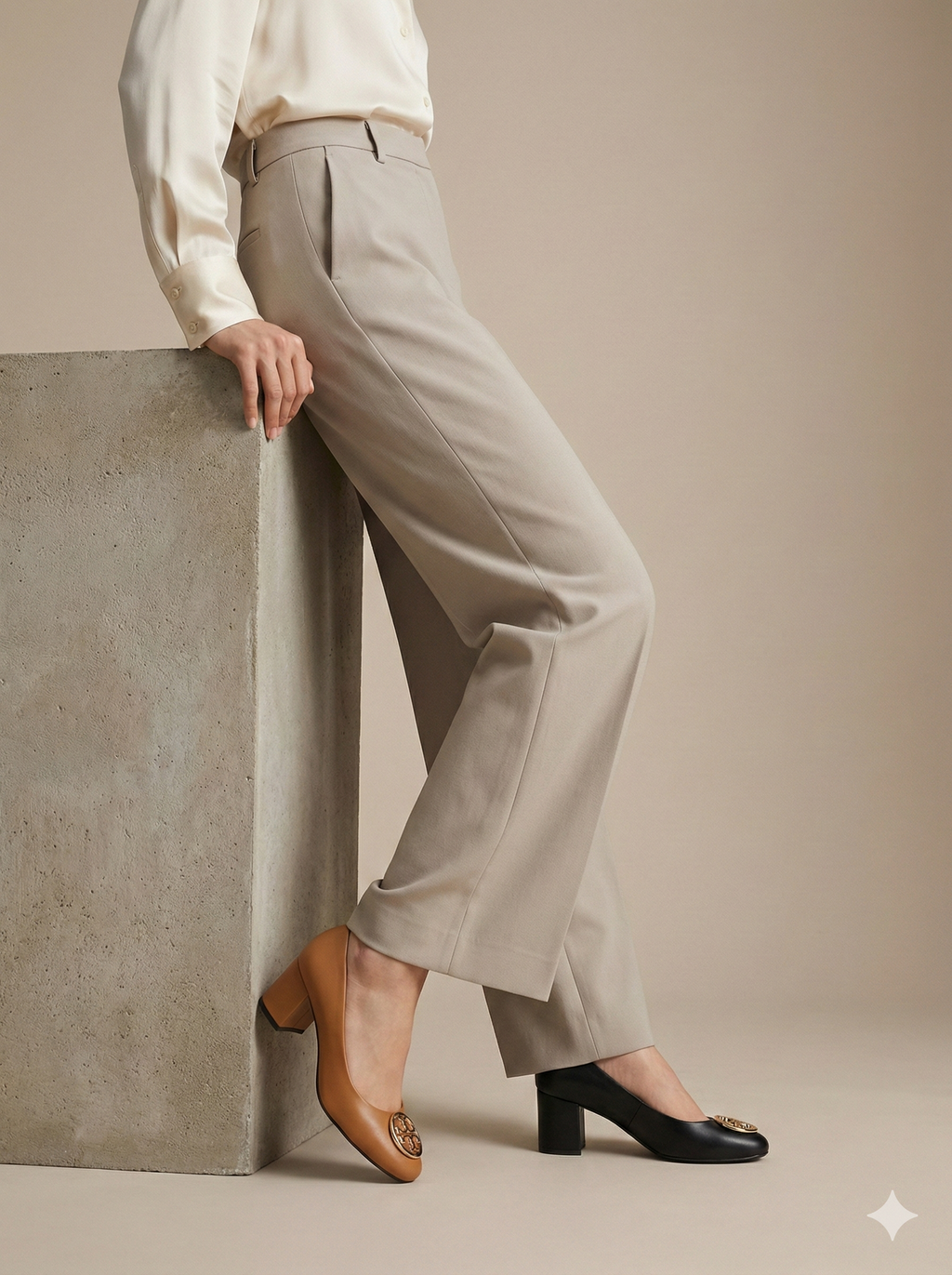 Windsor Block Heel MUSTARD B-H-017