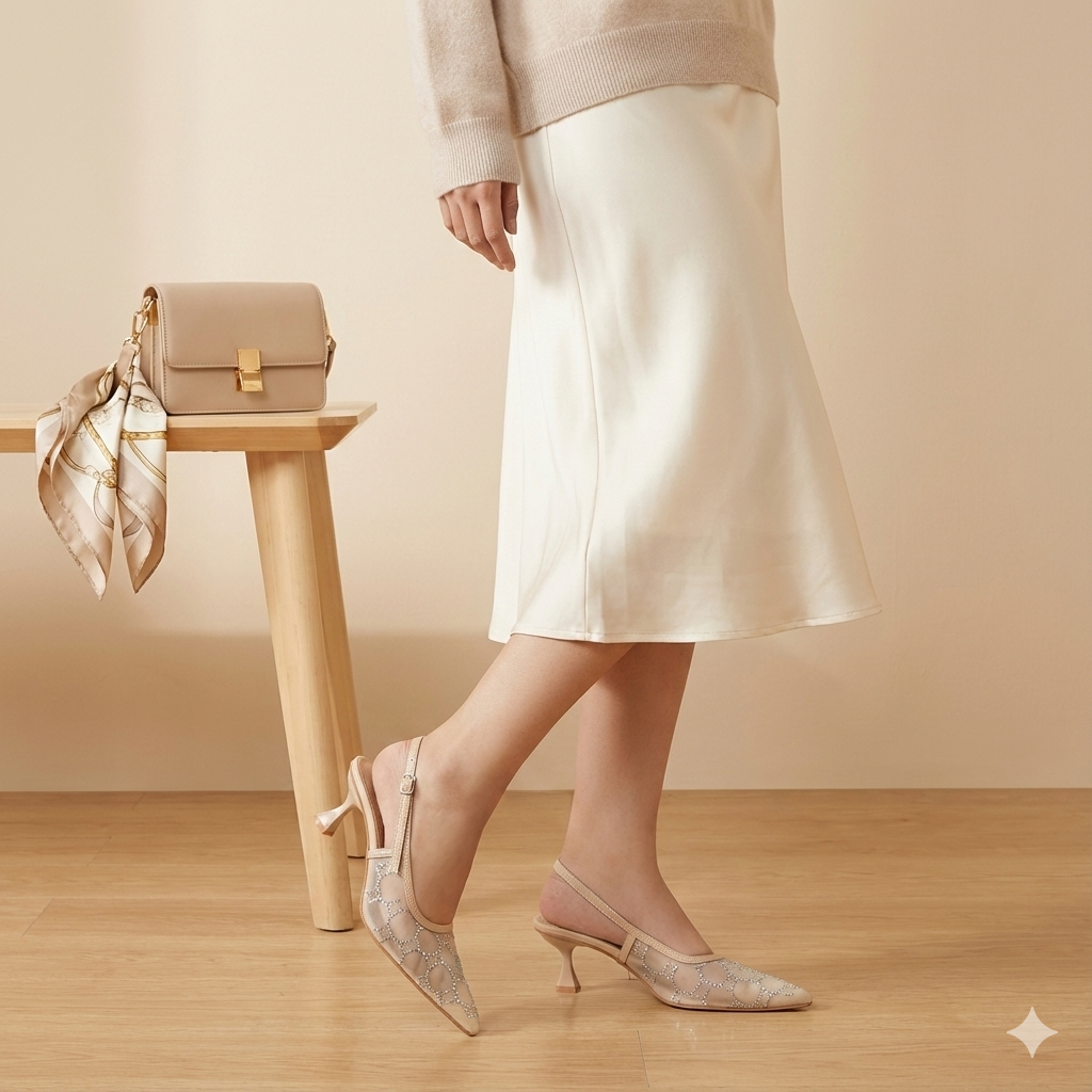 Ario Heels BEIGE SG-044