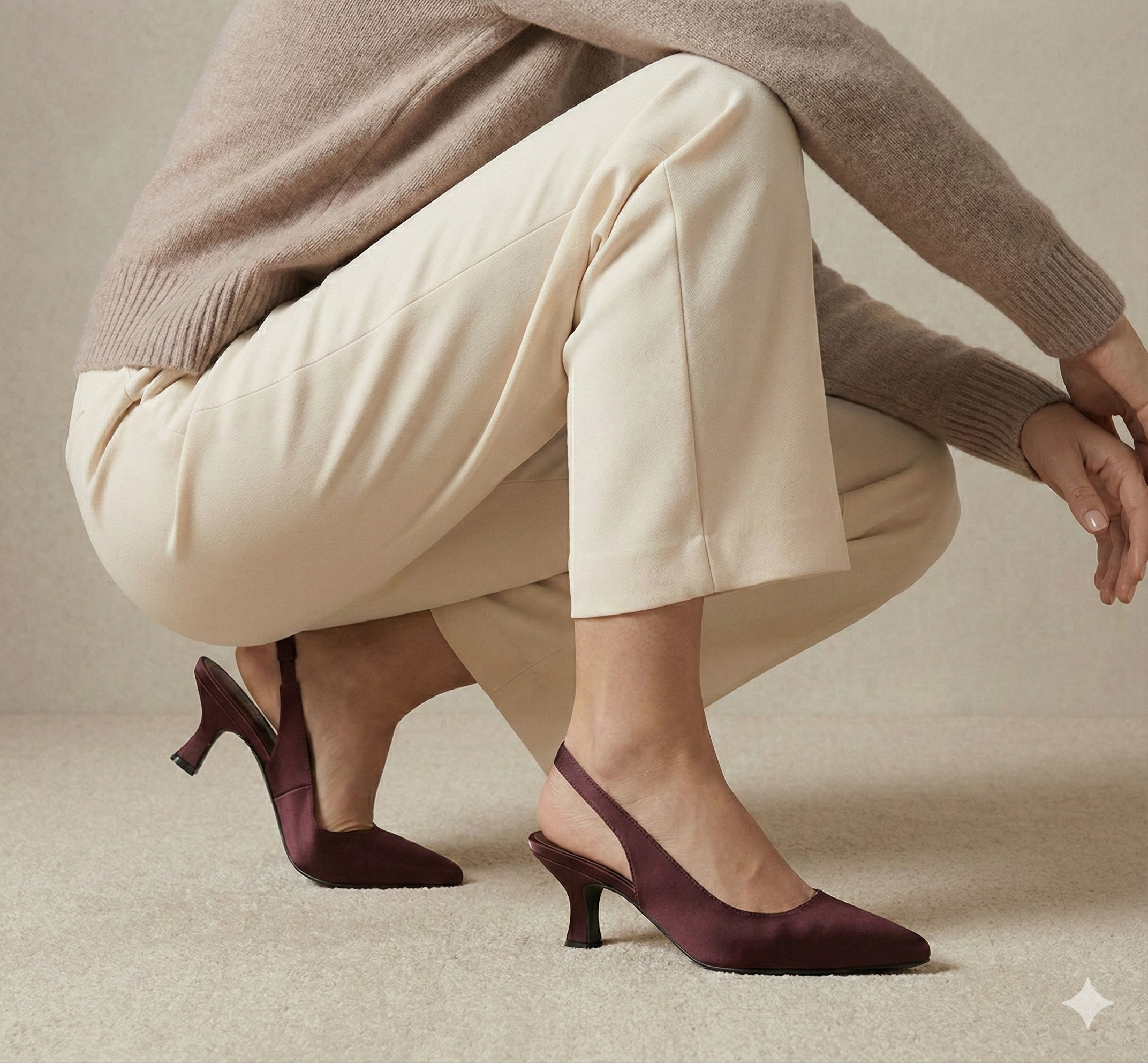 Silhouette Contour Heels MAROON B-H-008