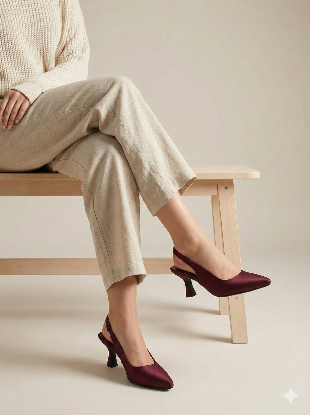 Silhouette Contour Heels MAROON B-H-008