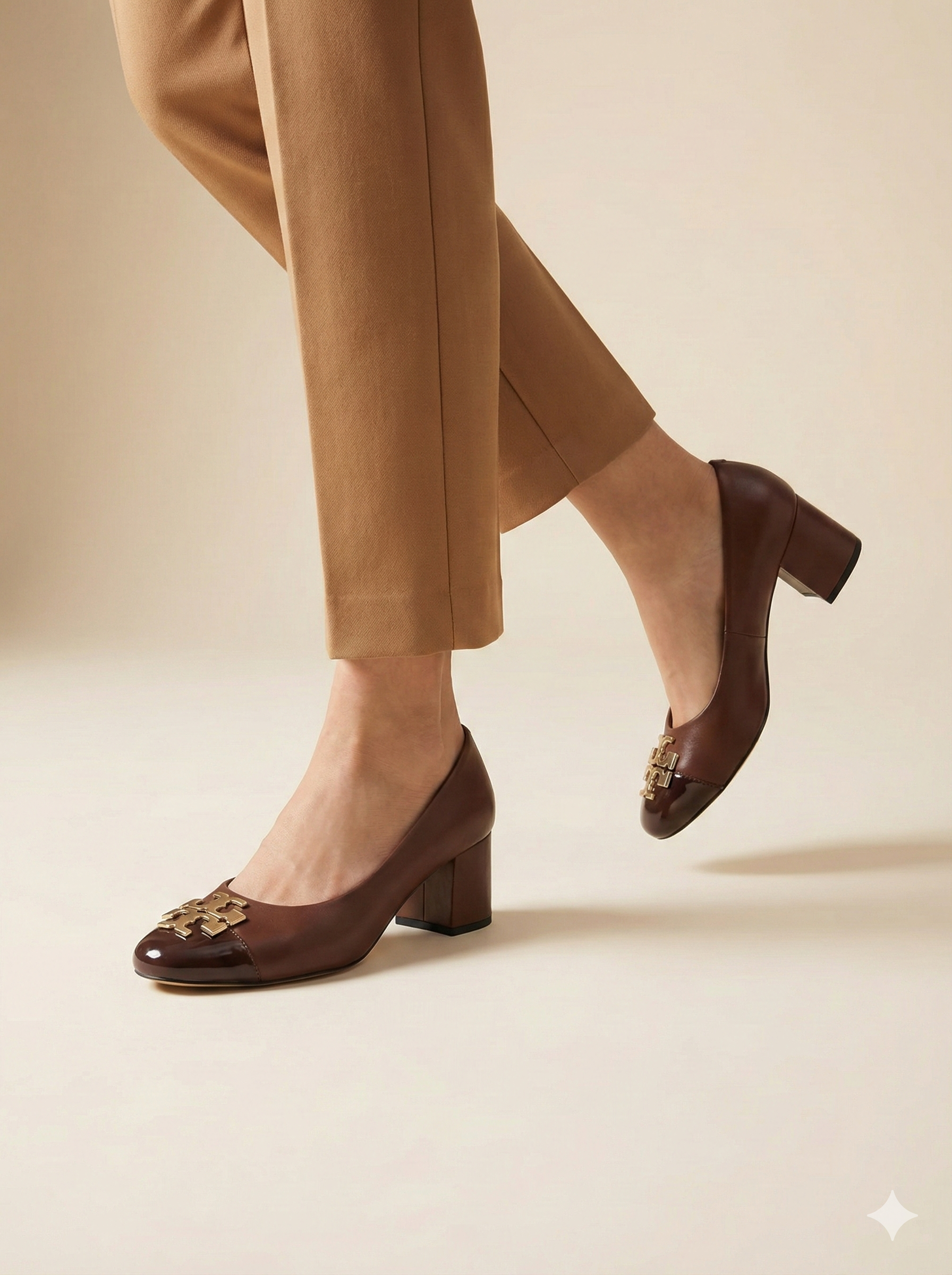 Insignia Block Heel CHOCOLATE B-H-016