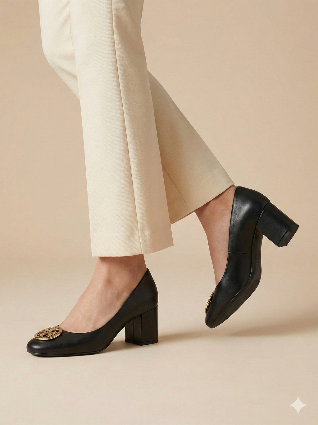 Windsor Block Heel BLACK B-H-017