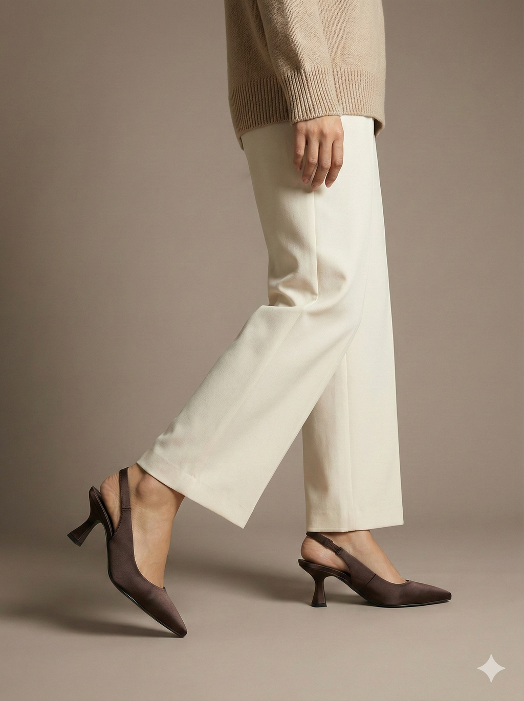 Silhouette Contour Heels BROWN B-H-008
