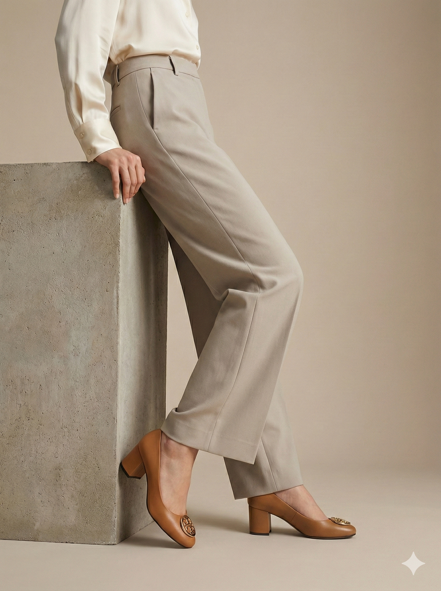 Windsor Block Heel MUSTARD B-H-017