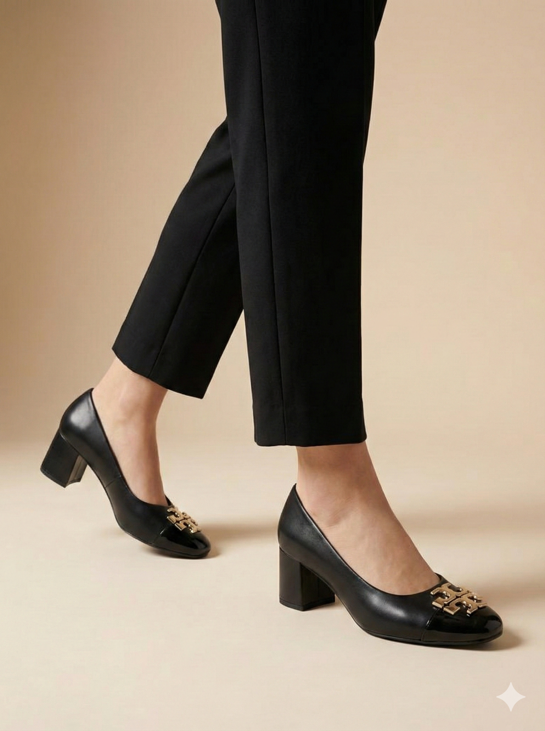Insignia Block Heel BLACK B-H-016