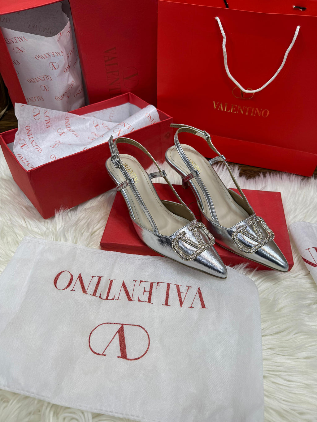Lustre V-Heel SILVER SG-053
