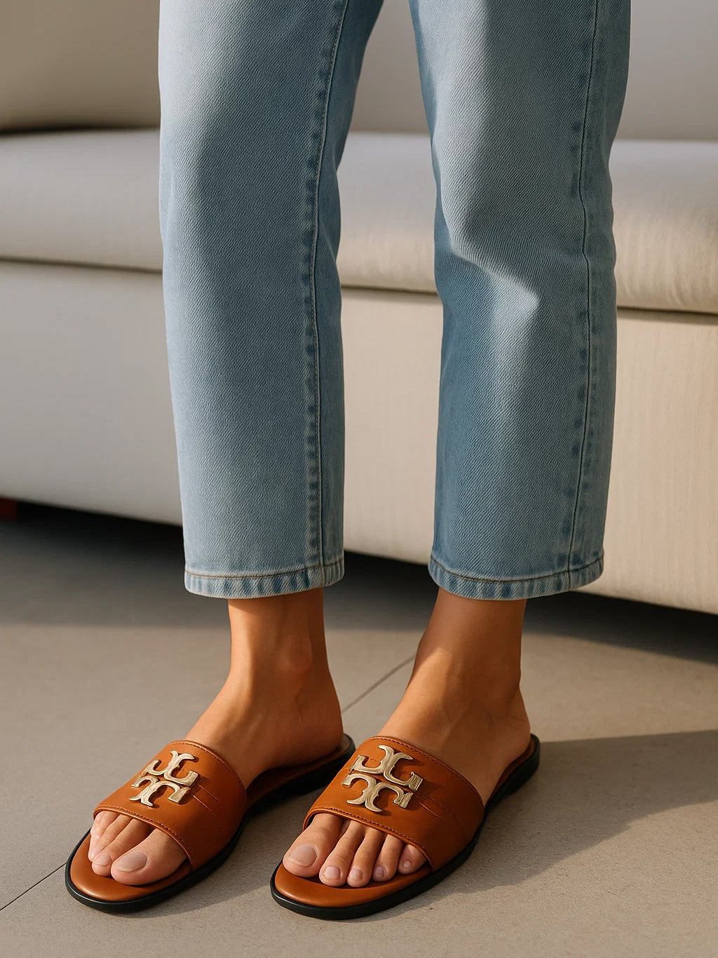 Solara Slides FULL-MUSTARD B-SG-005