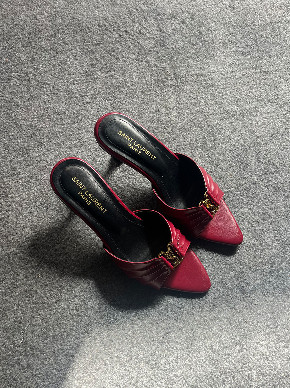 Parisian Allure Heels MAROON B-H-002