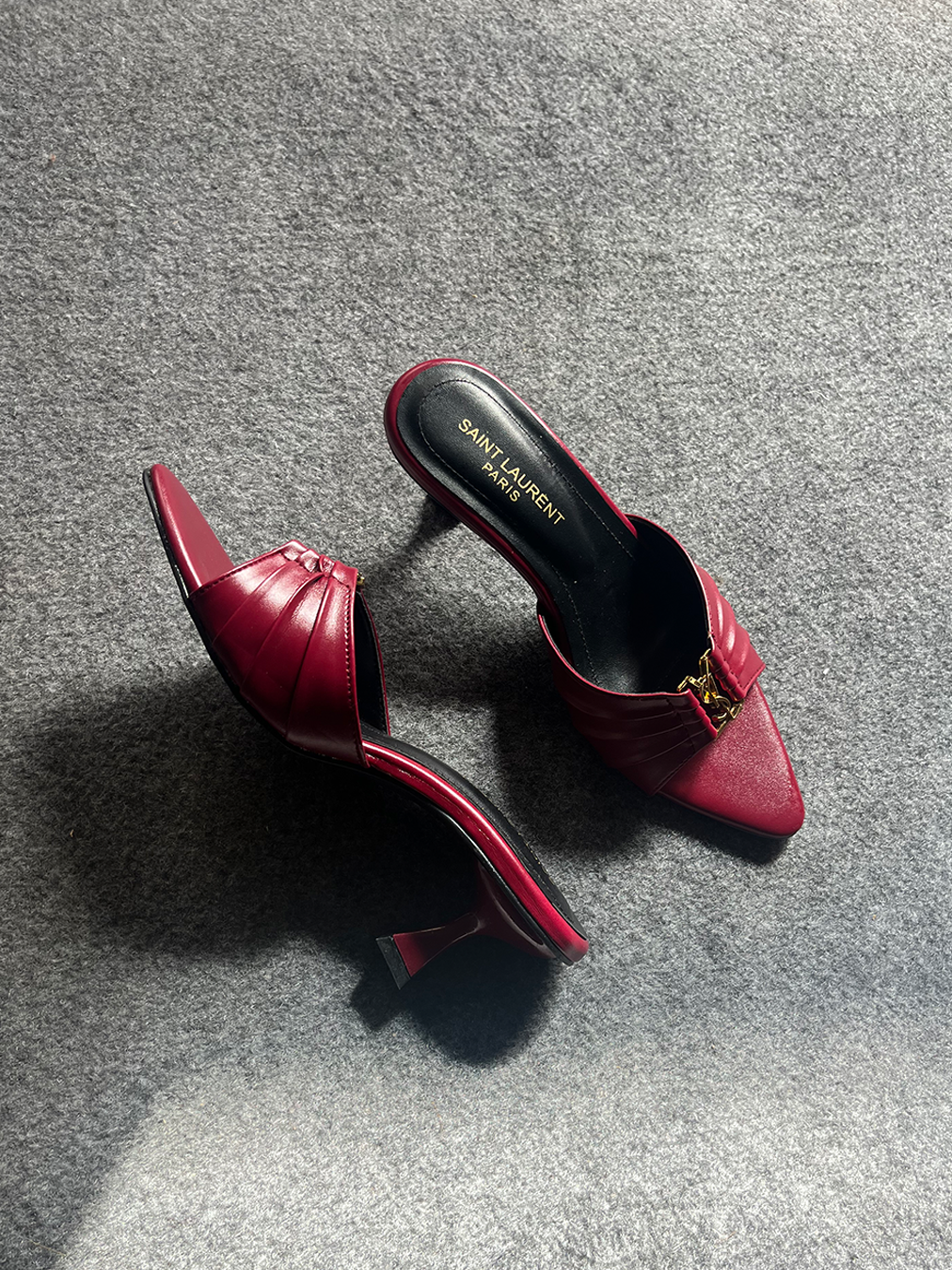 Parisian Allure Heels MAROON B-H-002