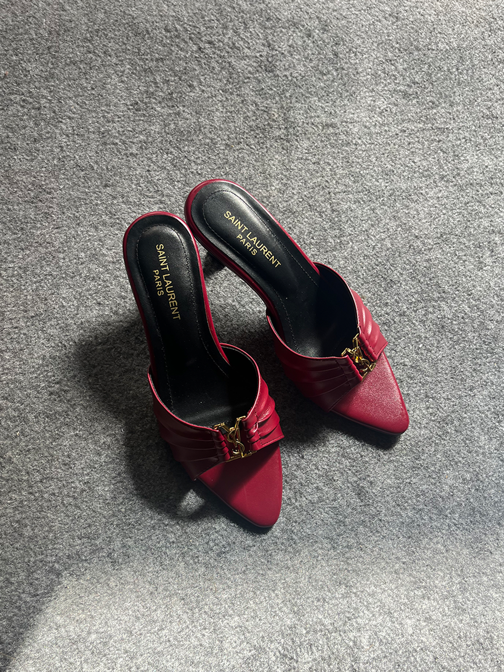 Parisian Allure Heels MAROON B-H-002