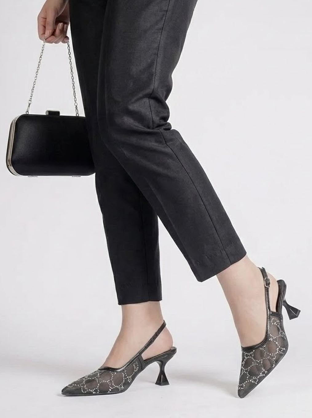 Cadenza Heels BLACK B-H-009