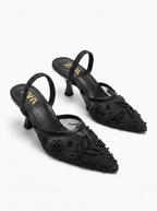 Opel Blossom Heels BLACK SG-038