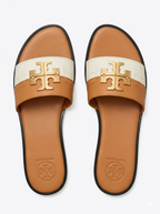 2ORY SLIDES MUSTARD&WHITE SG-005