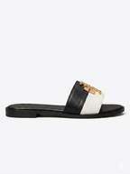 2ORY SLIDES WHITE&BLACK SG-005
